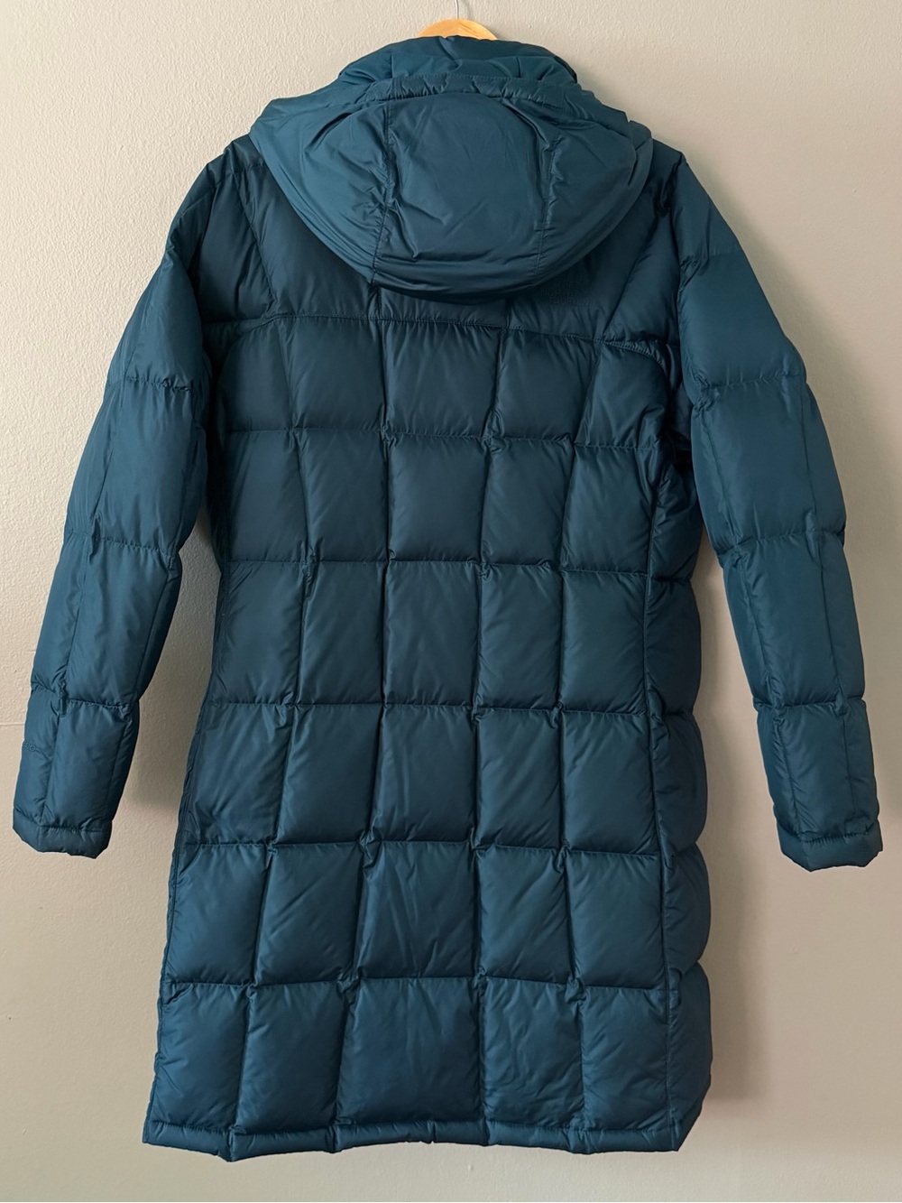 The North Face Metropolis Parka 600 Fill Down Teal Blue Women’s Size L - Picture 4 of 11